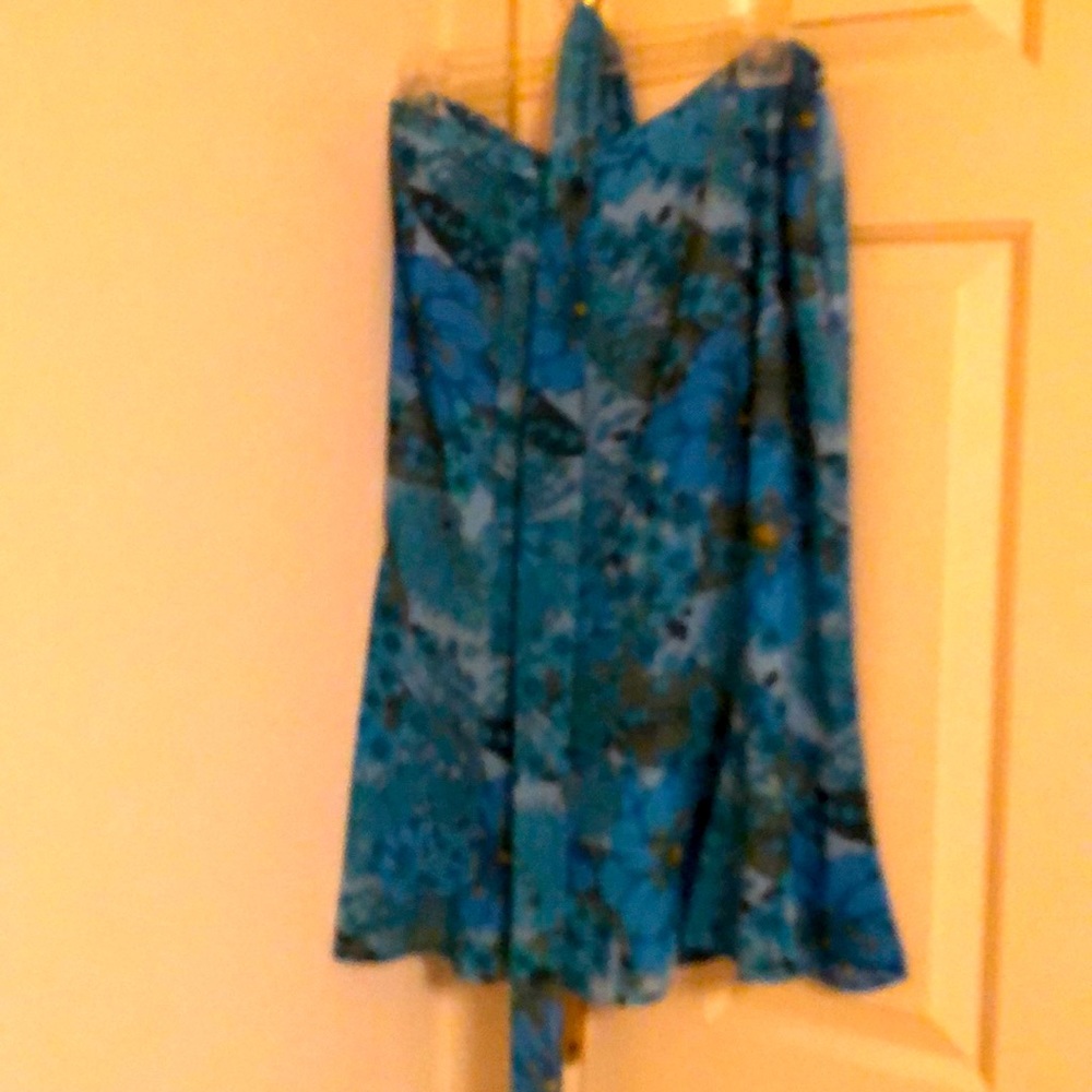Flounce skirt with matching scarf